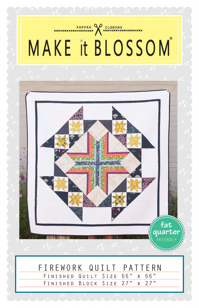 Firework Quilt Pattern – Download | Sandra Clemons